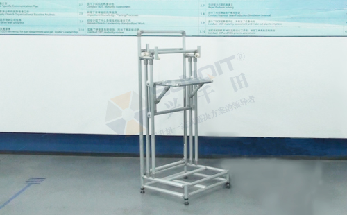 無動力線邊物料升降架,<a href='/zhinengyingyuan.htm' class='keys' title='點擊查看關于低成本自動化的相關信息' target='_blank'>低成本自動化</a> 無動力線邊物料升降架,低成本自動化