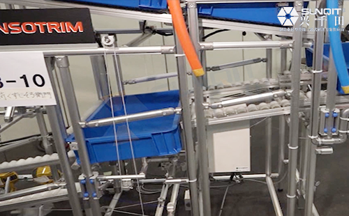 物料自動補給、空箱自動堆垛LCIA機構