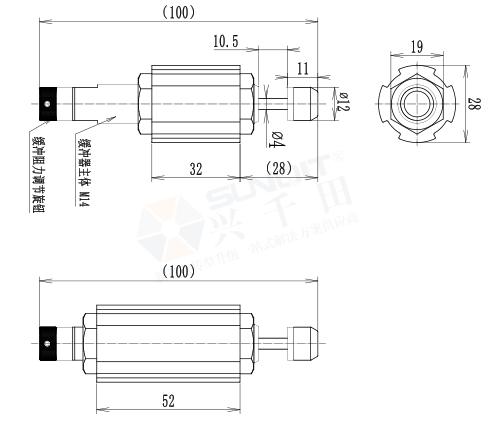 可調式緩沖器套件2尺寸圖