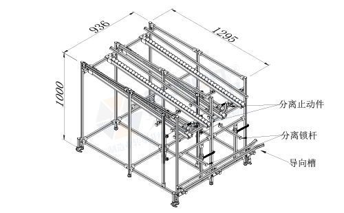 AGV周轉(zhuǎn)車+物料架(翹板型) AGV周轉(zhuǎn)車+物料架(翹板型)