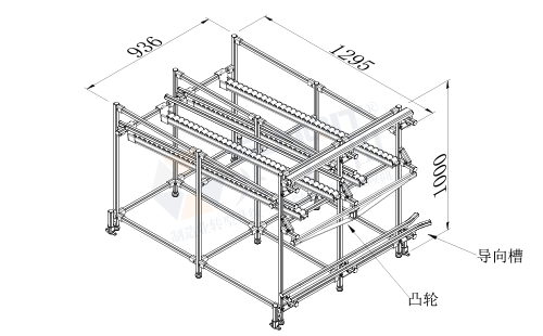 AGV周轉(zhuǎn)車+物料架(翹板型) AGV周轉(zhuǎn)車+物料架(翹板型)