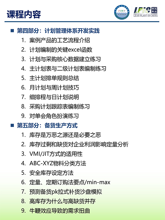 《多品種小批量下的生產計劃與供應鏈管理》第5期蘇州班【招生簡介】-8.jpg 《多品種小批量下的生產計劃與供應鏈管理》第5期蘇州班【招生簡介】-8.jpg