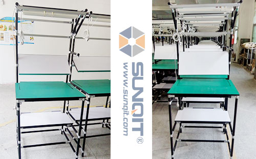 防靜電精益管工作臺 防靜電精益管工作臺