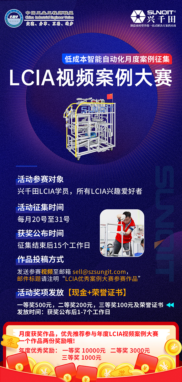 【征集令】LCIA低成本自動化月度優秀案例征集 【征集令】LCIA低成本自動化月度優秀案例征集