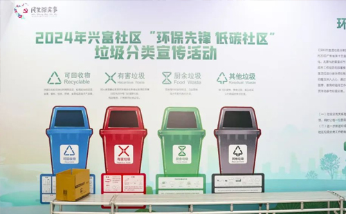 2024 年興富社區"環保先鋒 低碳社區"垃圾分類宣傳活動 2024 年興富社區"環保先鋒 低碳社區"垃圾分類宣傳活動
