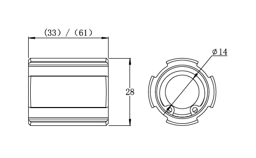 直線導(dǎo)向組件尺寸圖