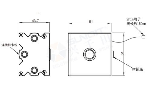 單位開關組件尺寸圖